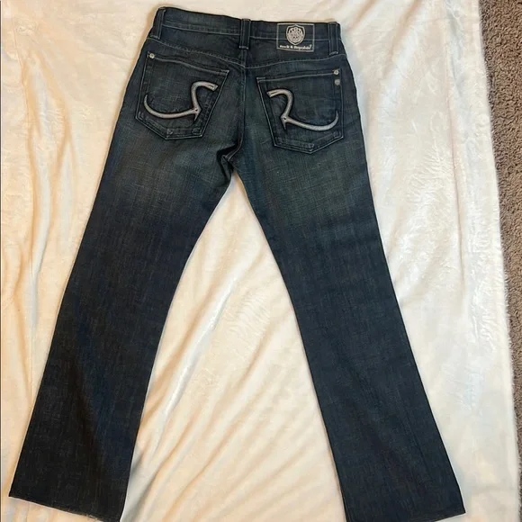 Women’s Rock & Republic Boot Cut Blue Jeans Premium Denim Size 32x32 - Picture 7 of 13